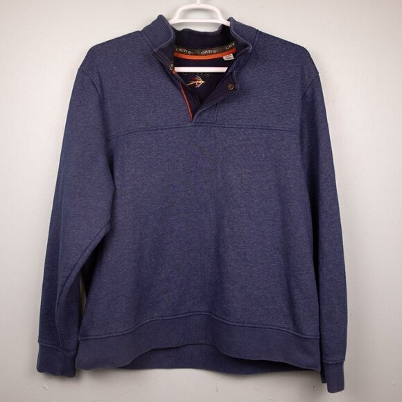Orvis blue 1/4 zip pullover-XXL - Picture 1 of 4